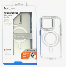    MagSafe  iPhone 15 Pro Max Hoco Transparent Anti-Fall Protective Case - iPavlik.ru